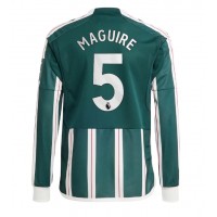 Dres Manchester United Harry Maguire #5 Preč 2023-24 Dlhy Rukáv